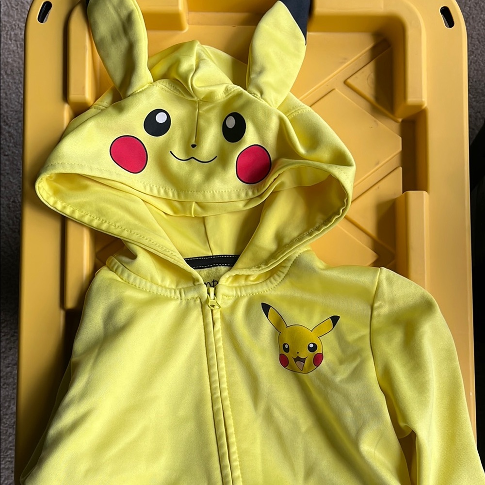 Vibrant Yellow Character Hoodie